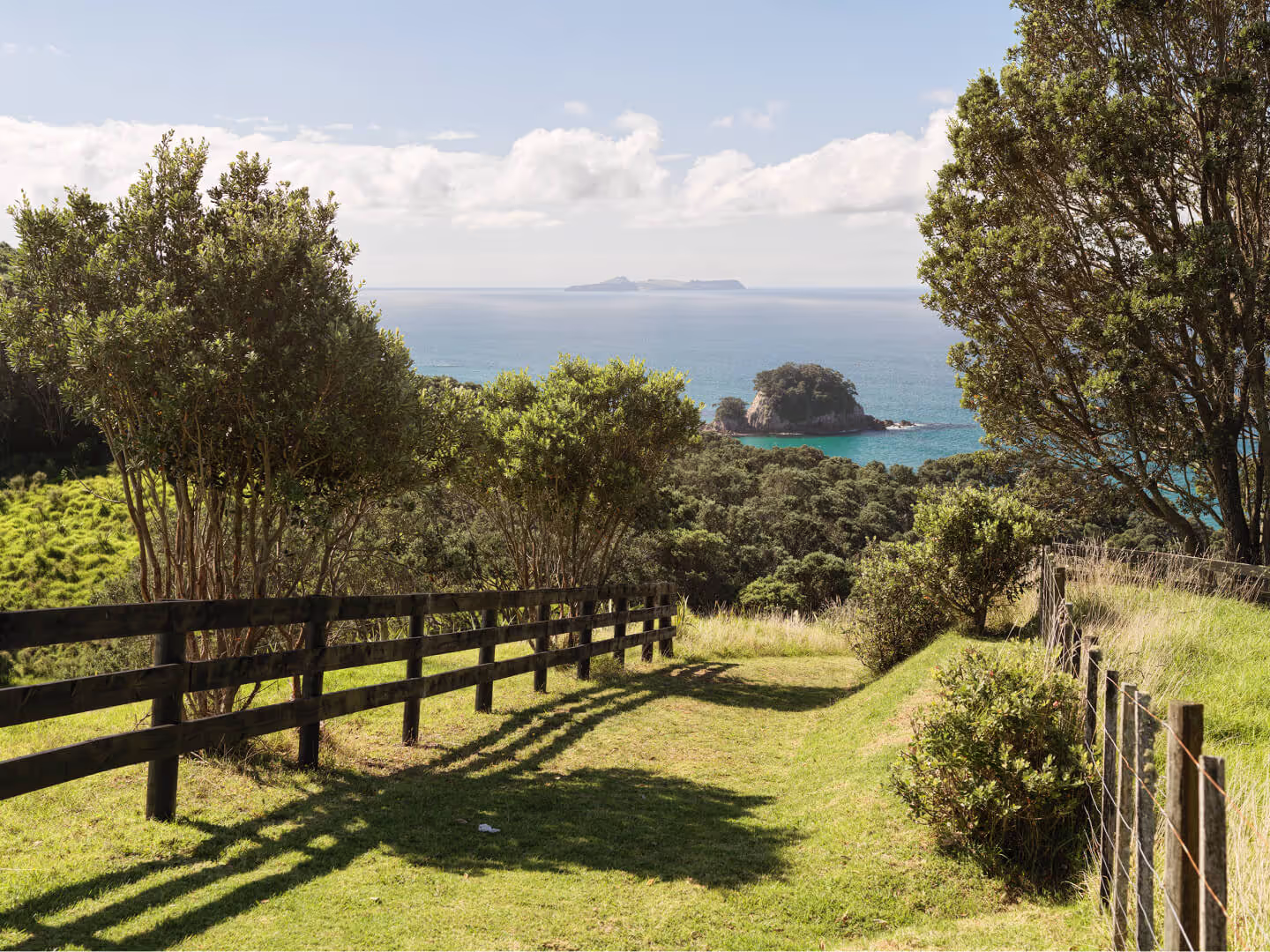 Coastline and headland at Hillbrook